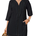 Bsubseach Terry Cloth Swim Coverup - Women Long Sleeve Hooded Swimsuit Coverup Zipper Beach Coverups Robes with Pockets, XL