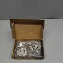 Chibery 10 Pack 3/4" Overlay 4D Soft Close Concealed Hinges for Face Frame Door, Adjustable Closing Speed, Smooth Slow Self Close Hinges, Satin Nickel, 105 Open Angle Stainless Steel Cabinet Hinges