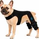 Dog Rear Knee Brace for Small & Medium Breeds, Adjustable Hind Leg Support for ACL/CCL Injury Recovery, Joint Stability, Ligament Protection & Injury Prevention (S)
