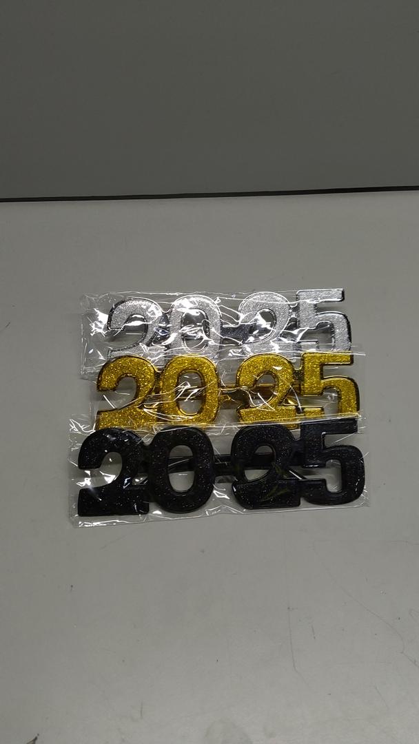 2026 Plastic Glasses Happy New Year Glitter Eyeglasses for 2026 Party New Year Eve Costume Photo Prop Supplies