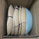 AmorArc Ceramic Cereal Bowls Set of 6, 24 oz Handmade Stoneware Bowls for Cereal Soup Salad Bread, Stylish Kitchen Bowls for Meal, Dishwasher & Microwave Safe, Ocean Blue