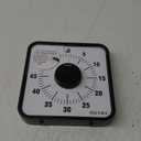 Secura 60-Minute Visual Countdown Timer, 7.5-Inch Oversize Classroom Visual Timer for Kids and Adults, Durable Mechanical Kitchen Timer Clock with Magnetic Backing 