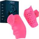 Workout Grips,Rubber Fingerless Gym Gloves, Pull Up Grips for Men Women Crosstraining Palm Grips Hand ProtectionSuitable for Gym & Home Workouts, Improves Grip Strength (Pink)