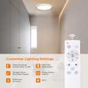 Matane Motion Sensor LED Ceiling Light with Remote, 12 Inch Wired Flush Mount Light 3000K 4000K 5000K, 2400LM Dimmable Motion Sensor Light Indoor for Closet Hallway Laundry Stairs White New Version