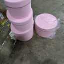 Tenceur 6 Pcs Round Gift Boxes with Lids for Presents Velvet Nesting Gifts Flowers Boxes 4 Assorted Sizes with 1 Roll Ribbon for Christmas Wedding Birthday Party Decoration (Pink)