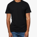 GUESS Men's Short Sleeve Small Triangle Knit, Small