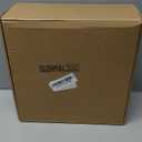 Glenmal 36 Pcs Christmas Gift Baskets Empty Kraft Christmas Paper Baskets Bulk with Handles 9.8 x 6.5 x 4.3 Inch Waterproof Reusable Gift Bag for Xmas Holiday Packaging Supply(Santa Claus,Red)