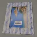 Blue Waves Picture Frame 4x6, Gifts for Ocean Beach Lovers,Sea Waves Ocean Picture Photo Frames for Beachy House Desk Tabletop Shelf Wall Display Decoration