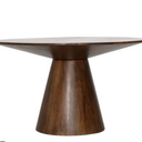 Carrera 52" wide mango dining table, Medium brown