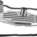 4WD Transmission Filter Kit Transmission Oil Filter Kit - Compatible for 45RFE 545RFE 65RFE 66RFE 68RFE for Ram 1500/2500/3500 for Jeep Grand Cherokee 2001-2013 - Replace Part 5013470AC