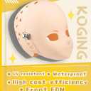 Kigurumi Mask - DIY Animegao Kigurumi Mask with Locking Buckle, Polishing Tools, 3/4 Full-Head Mask for Cosplay Costume