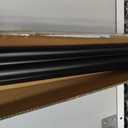 Tension Curtain Rod 51-165In(4.25-13.75Ft), Extra Long Outdoor Curtain Rod No Drilling for Window or Bathroom Patio, Adjustable Spring Shower Rod, Easy to Install Never Rust, Rod Diameter 1.26In-Black