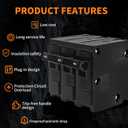 Q340 40-Amp 3-Pole Circuit Breaker Compatible with Siemens, 120/240V Fits EQ, EQL, SEQ, EQG, PL & ES Load Centers Plug-in Thermal Magnetic Protection (Standard Replacement)