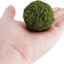 BYHER Decorative Moss Balls Set - Fake Moss Balls for Bowl Fillers, Centerpiece Decor, Home Decor, Vase Filler, Wedding Decor, Table Arrangement, Coffee Accents, DIY Crafts (Small - 2"-Set of 12)