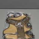 Auroth Tactical Dog Harness for Large Dogs No Pull Adjustable Pet Harness Reflective K9 Working Training Easy Control Pet Vest Military Service Dog Harnesses Army Yellow L (L(Neck:18-29",Chest:24-37"),45-80 lbs)
