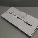 Heavy Duty Overhead Camera Desk Mount Stand 14.5"-41" with 1/4" Screw, 3-Section 360Rotatable Detachable Articulating Boom Arm with Enlarged Handle C Clamp, Tabletop Light Stand for Streaming Vlog