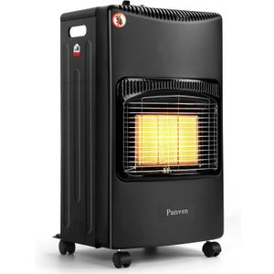 Patio Propane Heater, 18,000 BTU Portable Gas Infrared Heaters for Outdoor Use, Suitable for 20lb 30lb Propane