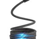 Stay Coiled USB C to USB C Cable, Magnetic Type C Charger Fast Charging Cord, On The Go Magnetic Charging Cable for Car,Home, Office, Compatible with 16 Pro Max, 15, Galaxy S21 S20 Ultra, 60W 3FT/1M