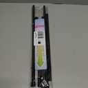 KXLife 2 Pack Spring Tension Curtain Rod for Window 28 to 48 Inch, Adjustable Expandable Small Curtain Tension Rods No Drill for Kitchen, Bathroom, Doorway, Cupboard(Black)