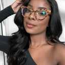 VOOGLAM Cat Eye Blue Light Blocking Glasses for Women Anti UV Eyestrain Eyewear Maite OP02131