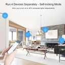 SONOFF 4CH R3 Smart Switch,4 independently Channel WiFi Remote Time Switch, LAN Control, Inching/Self -Locking Mode, Compatible with Alexa,& Google Home Assistant