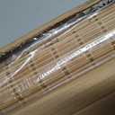 Cordless Bamboo Roman Shades, Light Filtering Bamboo Blinds Shades for Indoor Windows, UV Protection Roll Up Blinds for Home, Office, 36" W x 64" H, Natural