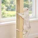 Cat Scratching Post with Large Window Perch, 47-Inch Tall Sisal Cat Tree