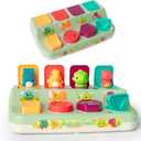 Cause & Effect Pop Up Dinosaur Montessori Sensory Toy for Toddlers 1-3, Early Learning Toys for 6-12 Months, Boy & Girl Birthday Gifts
