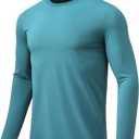BANTREK Men's Long Sleeve Shirts Moisture Wicking UPF 50+ Sun Protection Athletic T-Shirts for Fishing Workout Swim Gym XL