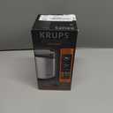 KRUPS Electric Coffee Grinder: 3 oz Capacity, 200 Watts - Versatile for Beans, Spices, Nuts - One-Touch Operation, Customizable Grind for 12 Cups - Ideal for Espresso, French Press (Stainless Steel)