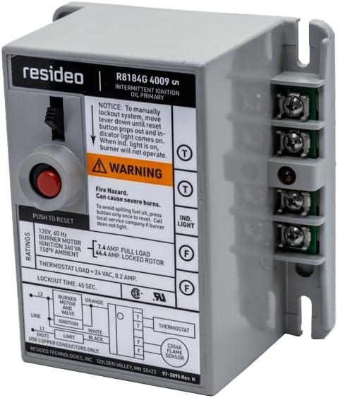 Honeywell R8184G4009 International Oil Burner Control