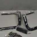 DELLAN Mattress Slide Stopper, Corner Non-Slip Mattress Gripper Retainer Bar, Holder for 1.5"x 2.9" Metal Bed Frame to Prevent Sliding (2 Pack)