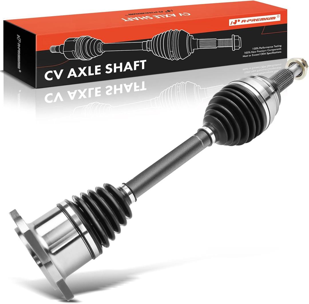 A-Premium Front Driver or Passenger Side CV Axle Shaft Assembly | Compatible with Chevy Silverado 1500 07-20 Tahoe Suburban, GMC Sierra 1500 07-20 Yukon, Cadillac Escalade 07-20, 4WD/4x4 Only