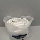 MooMee Striped Duvet Cover Set 100% Washed Cotton Linen Like Textured Breathable Durable Soft Comfy (Almond Milk Grey Classic Stripes, Queen 90"x90")