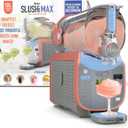 Ninja SLUSHi Max XXL Smart Frozen Drink Maker | Top Performance & Smart Technology, Party-Size 150oz Capacity, No Ice Needed, 6 Programs, Ideal Temp & Texture up to 12 hours | Peach FS605