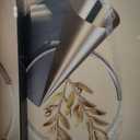 Large Framed Modern Elegant Wall Art for Living Room, 3 Piece Black and Gold Bright Luxury Prints Paintings, Contemporary Elegant Flower and Geometric Pictures for Bedroom Entryway Wall Decor 24x36 In (Golden Bloom Series)