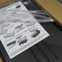 7 code Large Dish Drying Rack for Kitchen Counter, Detachable Large Capacity Dish Drainer Organizer, 2-Tier Dish Racks with Utensil Holder, Black