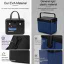 Portable 18QT Cooler Box with Long Strap & Side Lift Straps, Leak-Resistant Insulated Ice Chest Stays Cold for 48H for Camping, Large