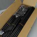 Mavivegue 6 Tier Shoe Rack for 25-30 Pairs of Shoes,Metal Shoe Rack with Hook and Side Pocket for Closet,Entryway,Hallway,Dorm (6 Tier with Hook)