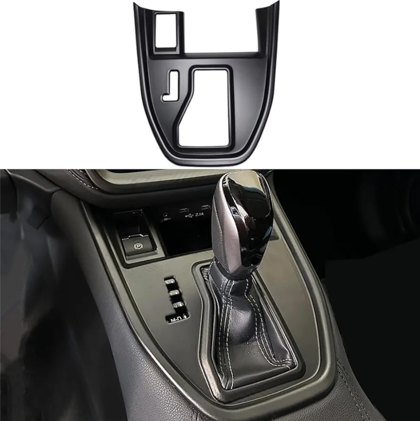 Kolya Center Console Gear Shift Panel Cover Trim Compatible with 2020 2021 2022 2023 2024 2025 Subaru Outback Accessories (Matte Black Without Extra Button)