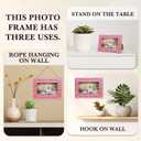 Dads Picture Frames, Daddy And Little Girl Pink Photo Frame Gifts For Fathers Day Birthday Christmas, Dads And Daughter Frames For Father Daddy New Dad, Family Frame Gifts For First Time Dad -01