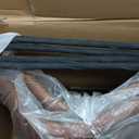 DUMOS 26 Inch Counter Height Bar Stools Set of 2, Modern Faux Leather High Barstools with Back and Metal Leg, Bar Chairs for Kitchen lsland, Elegant Brown