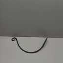 Qiang Ni Heavy-Duty Plant Hanger - 16 Inch 80lbs Metal Wall Mount Plant Bracket for Indoor Outdoor Hanging Bird Feeders, Flower Baskets, Lanterns, Black