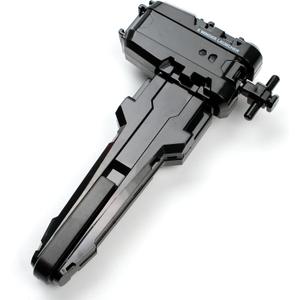 X String Launcher, X Winder Launcher with Grip, Two Launch Mode, Battling Gyro Accessories, (Black)