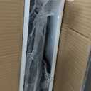 IBUYKE Narrow End Table with 3 Storage Shelves, Industrial Sofa Side Table, Double Round Metal Frames, Slim Nightstand and Bedside Table for Bedroom, Living Room, Black UTMJ418B