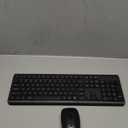 Wireless Keyboard and Mouse Combo, Full Size Silent Ergonomic Keyboard and Mouse, Long Battery Life, Optical Mouse, 2.4G Lag-Free Cordless Mice Keyboard for Computer, Mac, Laptop, PC, Windows (Black)