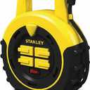 STANLEY Retractable Extension Cord Reel 20ft Portable 4 Outlet Cord Reel with On Off Switch 16/3 AWG Power Cable 125V/13A 1625W ETL Listed for Garage and Workshop