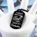 Christian Keychain for Men Bible Verse Cross Keychains Christian Gifts Ideas Religious Bible Scripture Car Accessories Walk with God Baptism Gift for Man Scripture Keychain Mens Keychain