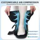 Air Walker Boot Medical Short Fracture Boot for Sprained Ankle and Achilles Tendonitis Inflatable Orthopedic Walking Boot for Broken Foot Fracture Recovery