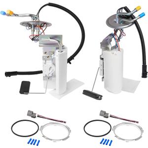 Front & Rear Fuel Pump Assembly - Compatible with Ford F-150 F-250 F-350 1992-1997 - Replacement for SP2005H 17 Gallon Midship Tank, SP2007H 18 Gallon Rear Tanks
